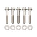 723-2750 Stainless Steel 8-24 In Fine Rh Thread 2 750 Uhl 6 Point Bolt With 3 8 Socket And Washer Set Of 5 