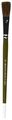 1 2 In F1625 Ox Hair Letterer Artist Paint Brush Green Wood Handle Model 2002 