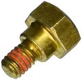 H5037 Disc Brake Housing Bolt 1 2 In Hex Flat Head Grade Brass Finish 