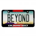Ipick Image Made For Dodge Durango Racing Stripe Black Metal License Plate Frame