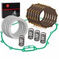Moto1988 Clutch Friction Plates Kit Gasket And Heavy Duty Springs Compatible With Honda 300ex Trx300ex Sportrax 300 Ex 2x4