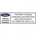 Au-tomotive Gold Superduty Black Stainless Steel License Plate Frame