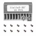 11mm Standard Square Tungsten Carbide Replacement Cutter Inserts Knives 11x11x2 0mm With Screws M4x9 For Woodworking Fits 