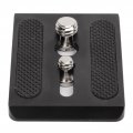 Akozon Tripod Quick Release Plate Slr Camera Adapter 1 4in 3 8in Thread For Sachtler Fsb 6t 8t Dv2 8 Dv 10sb Dv10