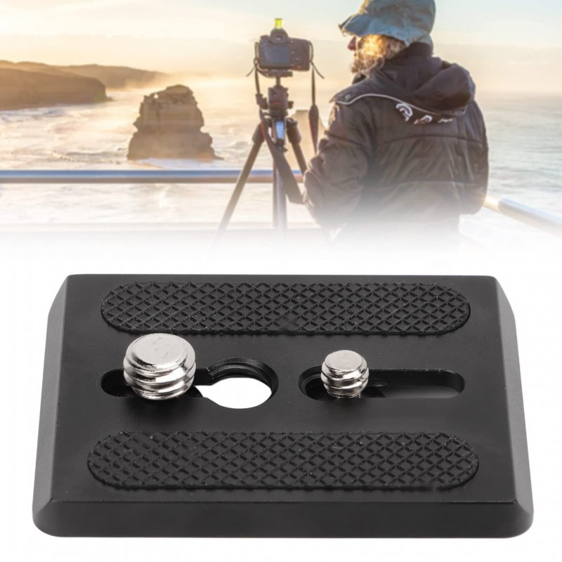 Akozon Tripod Quick Release Plate Slr Camera Adapter 1 4in 3 8in Thread For Sachtler Fsb 6t 8t Dv2 8 Dv 10sb Dv10