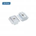 Uxcell T Nuts 30pcs Nickel Plated Carbon Steel Slot Bolts 4545 Series M4 Hammer Head Fastener Sliding For Aluminum Extrusion