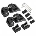 Acropix Front Hood Latches Catch Locking Fit For Jeep Wrangler Jk Pack Of 4 Black