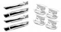 Sizver Chrome Door Handles Bowls Covers For Volkswagen Golf Mk6 