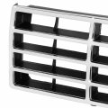 Fo1200118 Factory Style Front Bumper Grill Grille Assembly For Ford Bronco F-series 1982-1986 Chrome Black 