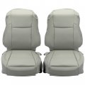 Ecotric Synthetic Leather Car Seat Covers Full Set Cushion Protector Waterproof 7 S Compatible With 2014-2019 Toyota Highlander
