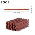Wakauto 30pcs Sealing Strip Heavy Suv Re Tool Strips Puncture Car Plug Tire Tubeless Rubber For Motorcycle