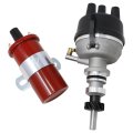 Aip Power Pack Side Mount Points Distributor And Ignition Coil For 1955-1964 Ford New Holland Tractors 86588846 Fdn12127a 