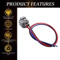 Front Turn Signal Light Connector For Honda Hr V 2016 2020 3 Way Pigtail Harness Plug 6188 0099 Tinned Copper Wires 11 8 In