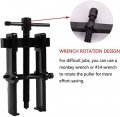 Qiilu Two Jaw Bearing Puller Adjustable Remover For Removal Or Gears Pulley And Flywheel Motorcycle Car Auto Removing Kit 2 5