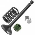 Caltric Exhaust Valve Kit Compatible With Yamaha 5hp-12121-00-00 3fa-12113-00-00 2hx-12119-00-00