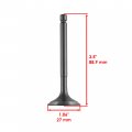 Caltric Exhaust Valve Kit Compatible With Yamaha 5hp-12121-00-00 3fa-12113-00-00 2hx-12119-00-00
