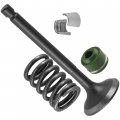 Caltric Exhaust Valve Kit Compatible With Yamaha 5hp-12121-00-00 3fa-12113-00-00 2hx-12119-00-00