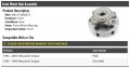 Front Wheel Bearing Hub Assembly Compatible With 1995-2005 Mitsubishi Eclipse