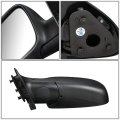 Ch1320212 Factory Style Driver Left Side Mirror Manual Folding Adjust Compatible With Jeep Grand Cherokee 99-04 Textured Black