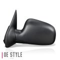 Ch1320212 Factory Style Driver Left Side Mirror Manual Folding Adjust Compatible With Jeep Grand Cherokee 99-04 Textured Black
