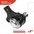 A-premium 6pcs Suspension Kit Front Sway Bar Link Lower Ball Joint Outer Tie Rod End Compatible With Volkswagen Jetta Golf
