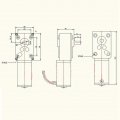 Xuulan Xianglaa-motor Dc 12v Turbo Geared Motor Right Angle Mini Electric Gearbox Reducer High Torque Worm Micro-motor Wide