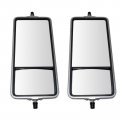 Door Mirror Set 16x7 Inch West Coast Style Manual Adjustment Mechanics Choice For 1989-2011 Freightliner Fld120 