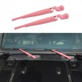 Rt-tcz For Wrangler Jl Front Windshield Wipers Cover Trim Jeep Gladiator Jt 2018-2022 Pink Exterior Accessories 2pcs 