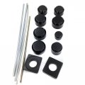 Httmt Mt254-001- Black Fork Axle Caps Covers Compatible With 1999-2011 Suzuki Gsx-r 1300 R Hayabusa Gsxr1300