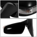 Sc1320110 Factory Style Driver Left Side Mirror Power Folding Adjust Heated Glass Turn Signal Compatible With Toyota Corolla