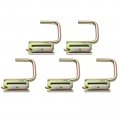 Ocpty 5-pack J Hooks Mount Set E Track Hanger Accessories For Cargo Tie Down Systems