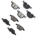 Brake Pad Sets 8pcs For Bmw 525i For 525xi 528i Xdrive 528xi 530i 530xi 535i 535xi D918 D683 