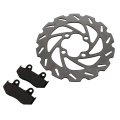 Cycle Atv Sport Brake Rotor And Pads Rear Fits Yamaha Yfz450 Yfz 450 450x Yfz450x Yfm700 Yfm 700