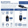 Bluetooth 5 0 Transmitter Receiver 4 In 1 Wireless Audio Adapter A 3 5mm Usb Aux Dual Mode Tx Rx With Lcd Display For Easy