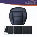 Black Leather Driver Bottom Seat Cover Replacement For Mercedes E Class E350 E550 2010 2011 2012 2013 2014