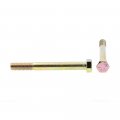 Prime-line Hex Head Cap Screws Grade 8 7 16 In -14 X 4 Yellow Zinc 10 Pack