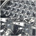 Auto Dynasty Compatible With Dodge Ram Pickup 3rd Gen Pair Of Chrome Housing Smoked Lens Led Brake Tail Lights