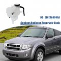 X Autohaux Coolant Radiator Reservoir Tank 5l8z8a080aa Overflow Expansion Bottle With Cap And Sensor For Ford Escape 2005-2008
