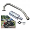 Exhaust With Muffler For Coleman Ct200u Bt200x Ct200u-ex 196cc 6 5hp Baja Warrior Engine Go Kart And Mini Bike Alloy Steel 