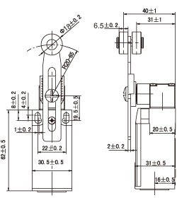 Suns International Snd4108-sl-a Adjustable Rotary Lever Safety Limit Switch