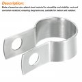Uxcell 10pcs Split Ring Hanger Pipe Strap Fit 1 25mm Metal Clamps Ceiling Mount Bracket Support For Tube