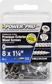The Hillman Group 42487 Power Pro Exterior All Purpose Screw 8 X 1-1 4 