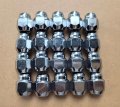Wantone Racing 20pcs M12-1 25 Wheel Lug Nuts 611-076 For Subaru Legacy Xv Crosstrek Brz Ascent Impreza B9 Tribeca Forester Wrx 