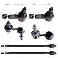 6-piece Fit For 20004 Honda Cr-v 2 Front Stabilizer Sway Bar 2 Outer 2 Inner Tie Rod End 
