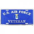 U S Air Force Veteran With Insignia License Plate 