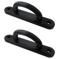 2 Pack Truck Caps Rotary Latch Plates Repair Parts Spare Stable Black 5423020000 For Glass Doors 