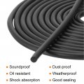 Uxcell Nitrile Rubber Seal Strip 3mm 0 12 Diameter X 10 Meters 32 81ft Long Round Solid Weather Stripping For Reduce Noise