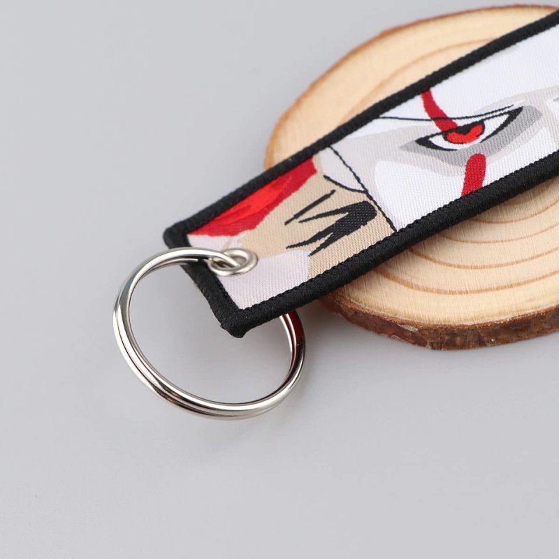 It Pennywise The Clown Stephen King Classic Horror Movie Film Keychain Key Tag Chain Fob Ring