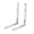 2 Pcs Stainless Steel 20cm X 15cm Wall Mounting Support Angle Bracket 