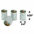 Baby Tiger And Lillies Valve Stem Caps For Tire Rim Wheel Aluminum